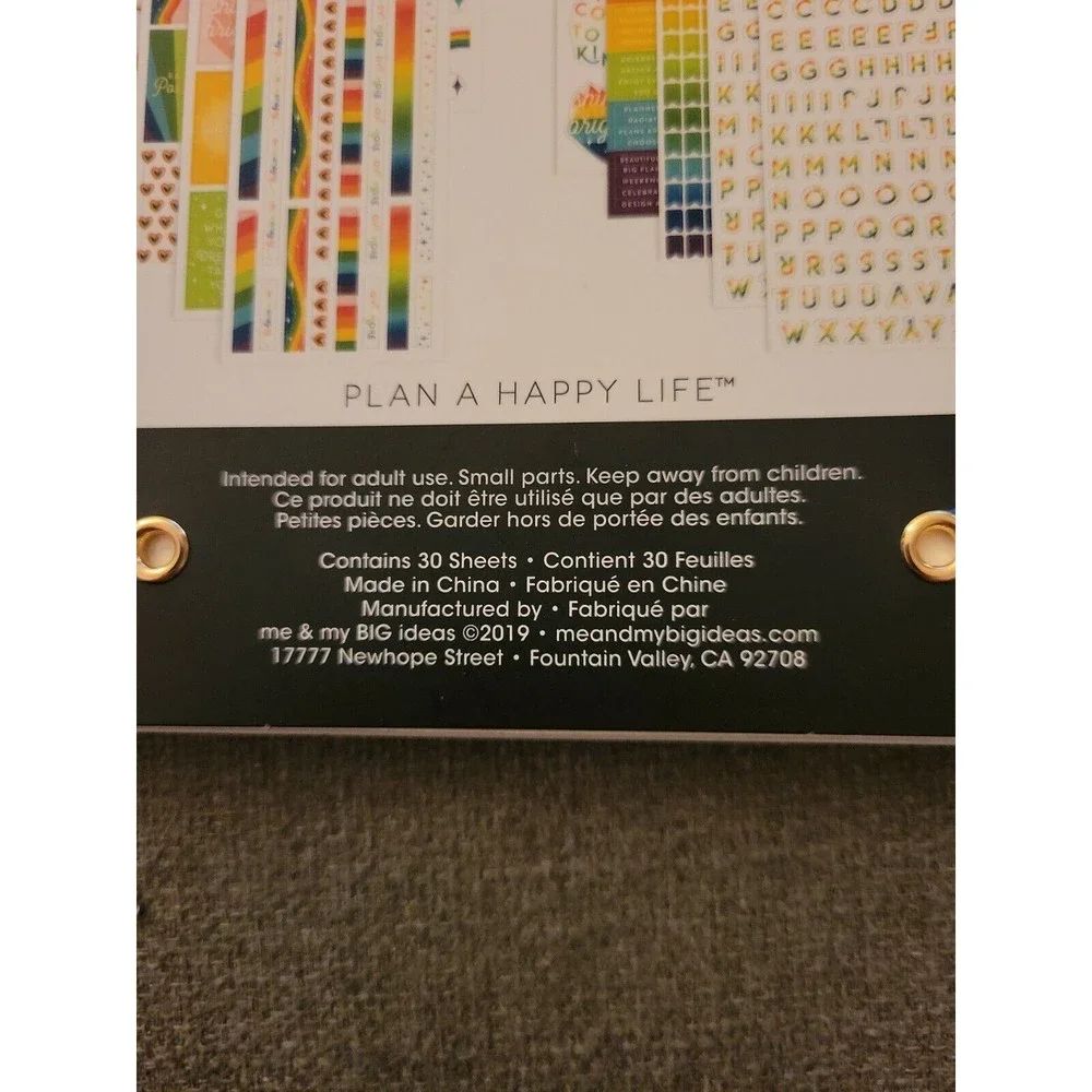 ***Brand New*** The Happy Planner Value Sticker Book Rainbow Dreams 847 Pieces